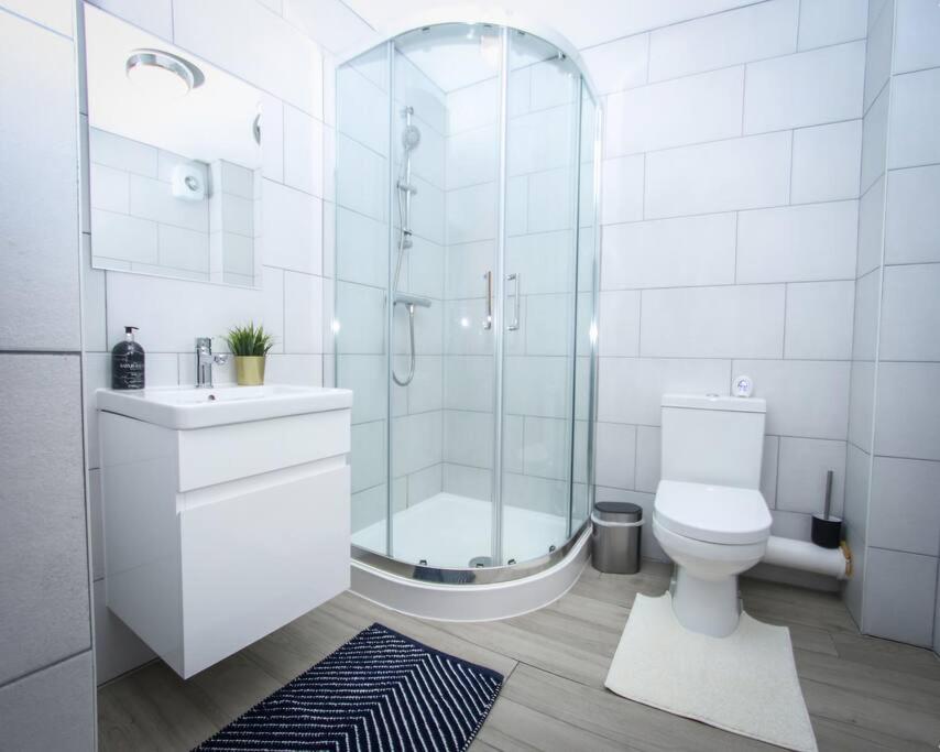 No12-Luxe Living Guest Apartment- 1 Bed-Garden-Private Parking-Wifi-Beach-City Swansea Eksteriør billede